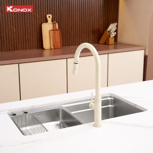 Chậu rửa bát phong cách Nhật bề mặt mịn Tari 780SM