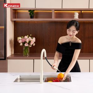 Chậu rửa bát phong cách Nhật bề mặt mịn Tari 780SM
