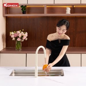 Chậu rửa bát phong cách Nhật bề mặt mịn Tari 780SM