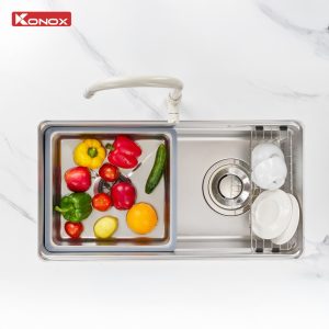 Chậu rửa bát phong cách Nhật bề mặt mịn Tari 780SM