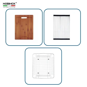 CHẬU RỬA BÁT 2 HỐ NOBINOX LIKEN NL748