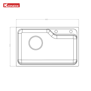 Chậu rửa bát phong cách Nhật chống xước Tari Smart 8050