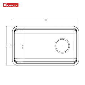 Chậu rửa bát chống xước (phiên bản cá nhân hóa) Tari Smart 7047PP