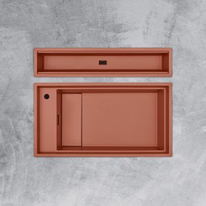 Chậu Rửa Chén Đá MALLOCA MYST K83S – MYST K83L Màu Cá Hồi