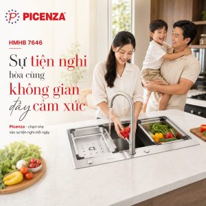 Chậu Handmade 1 hố HMHB 7646