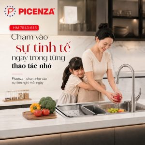 Chậu Handmade 2 hố lệch HM 7843-615 inox 304
