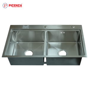 Chậu rửa bát Handmade 2 hố cân HMHB 8848 - 616 Picenza