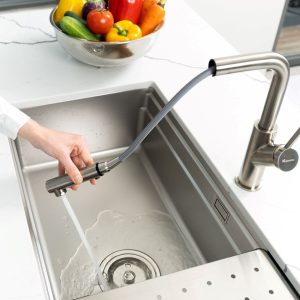 Chậu rửa bát chống xước Workstation Sink Dekor 7644SU