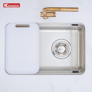 Chậu rửa bát chống xước (phiên bản cá nhân hóa) Tari Smart 7047PP