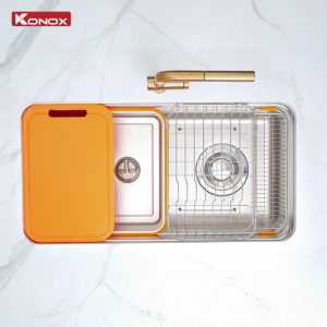 Chậu rửa bát chống xước (phiên bản cá nhân hóa) Tari Smart 8847PP