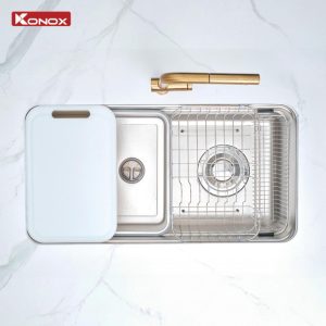 Chậu rửa bát chống xước (phiên bản cá nhân hóa) Tari Smart 8847PP