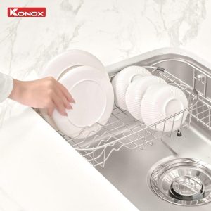 Chậu rửa bát inox 1 hố chống xước Dekor 8250TS