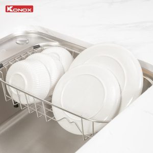Chậu rửa bát inox 1 hố chống xước Dekor 8250TS