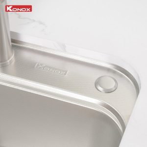 Chậu rửa bát inox 1 hố chống xước Dekor 8250TS