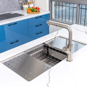 Chậu rửa bát chống xước Workstation Sink Dekor 8644SU