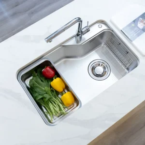 CHẬU RỬA BÁT 1 HỐ NOBINOX HARI PLUS 8250R