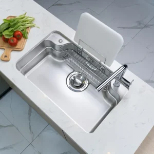 CHẬU RỬA BÁT 1 HỐ NOBINOX LIRA NJ580D