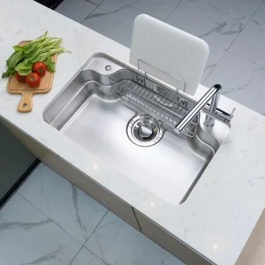CHẬU RỬA BÁT 1 HỐ NOBINOX LIRA NJ580D