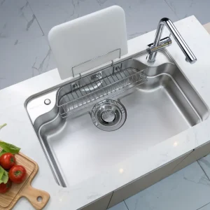 CHẬU RỬA BÁT 1 HỐ NOBINOX LIRA NJ580D