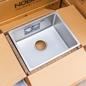 CHẬU RỬA BÁT 1 HỐ NOBINOX LISA NN545S