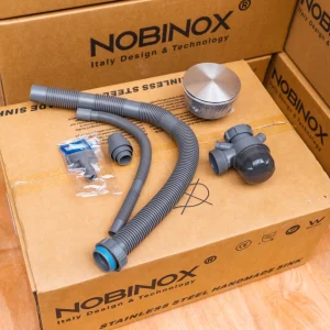 CHẬU RỬA BÁT 1 HỐ NOBINOX LISA NN545S