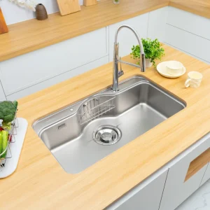 CHẬU RỬA BÁT 1 HỐ NOBINOX ROSA NN995D
