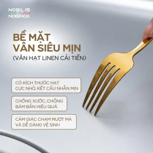 CHẬU RỬA BÁT 1 HỐ NOBINOX LIRA NJ580D