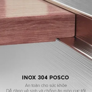 CHẬU RỬA BÁT 2 HỐ NOBINOX LIKEN NL746
