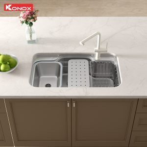 Chậu rửa bát chống xước Workstation Sink Dekor 8048SU