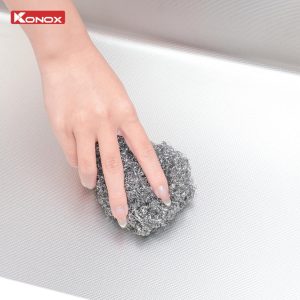 Chậu rửa bát inox 1 hố chống xước Dekor JP8044SU-L