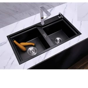 Chậu Rửa Chén BELLO BL-C590 2 Hộc Màu Đen