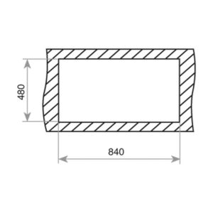 Chậu rửa lắp nổi - 2 hộc rửa - Classic 2B 86