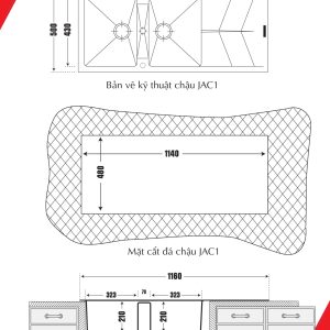 Chậu rửa chén JAC1