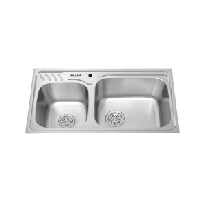 Chậu rửa chén 2 hố Inox 304 kích thước 80 cm
