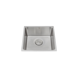 Chậu rửa chén 1 hố Inox 304 kích thước 44 cm - lắp âm hoặc lắp nổi