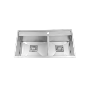 Chậu rửa chén 2 hố Inox 304 kích thước 86 cm