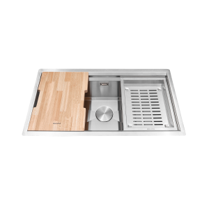 Chậu rửa chén 1 hố Inox 304 kích thước 78 cm – lắp âm hoặc lắp nổi