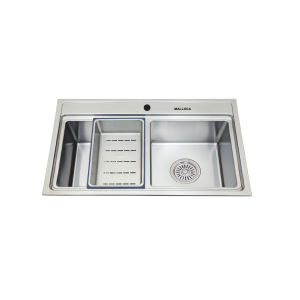 Chậu rửa chén 2 hố Inox 304 kích thước 80 cm