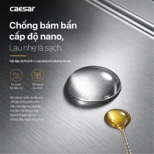 Chậu rửa chén inox 2 hộc mài vát cạnh - KSH02H082SX