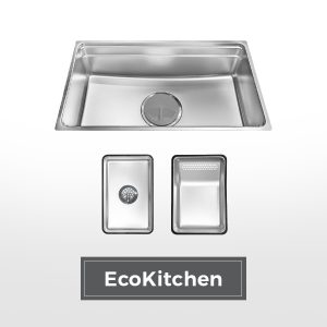 Chậu rửa chén 1 hố hạn chế trầy xước kích thước 76 cm - lắp âm hoặc lắp nổi