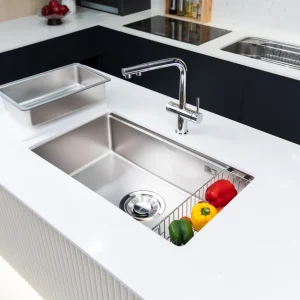 CHẬU RỬA BÁT 1 HỐ NOBINOX ROSA NN974DT