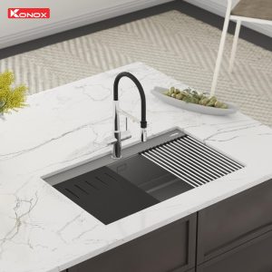 Chậu rửa bát đá Granite Sink Terra 790S Grey