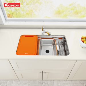 Chậu rửa bát phong cách Nhật R50 Tari 8047SU