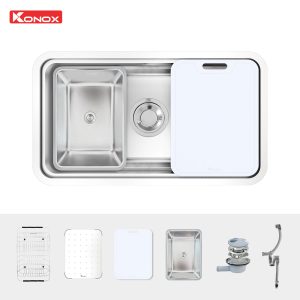 Chậu rửa bát chống xước Workstation Sink Dekor 8347SU