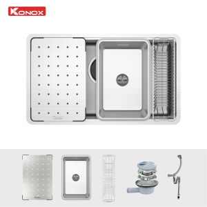 Chậu rửa bát chống xước Workstation Sink Dekor 8044SU