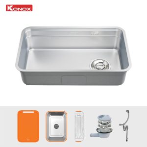 Chậu rửa bát phong cách Nhật chống xước Tari Smart 8047