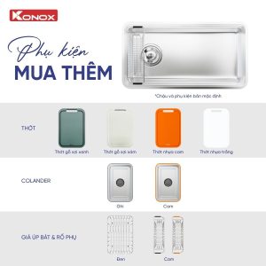 Chậu rửa bát chống xước (phiên bản cá nhân hóa) Tari Smart 8847PP-L