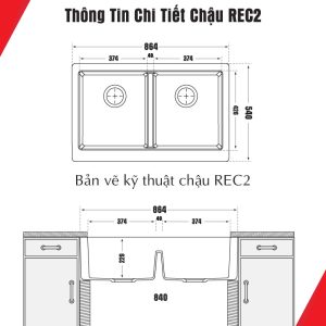 Chậu rửa chén REC2