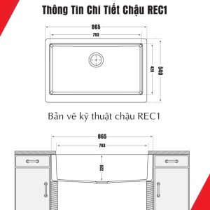 Chậu rửa chén REC1
