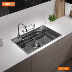 Chậu rửa bát 1 hố to kiểu nhật GST1180